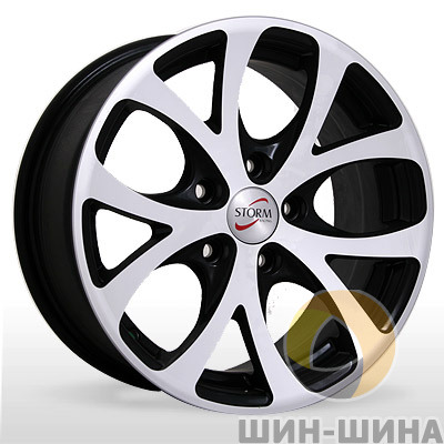 Диски BK 141 BP (Black Polished) Storm